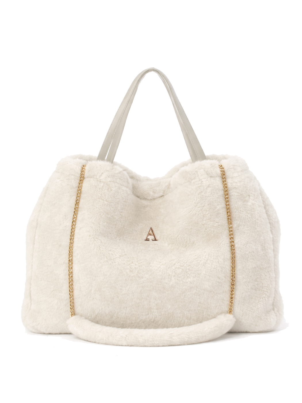 SHOPPING FAUX FUR MINK EFFECT,100%PL,MADE IN PRC - BEIGE